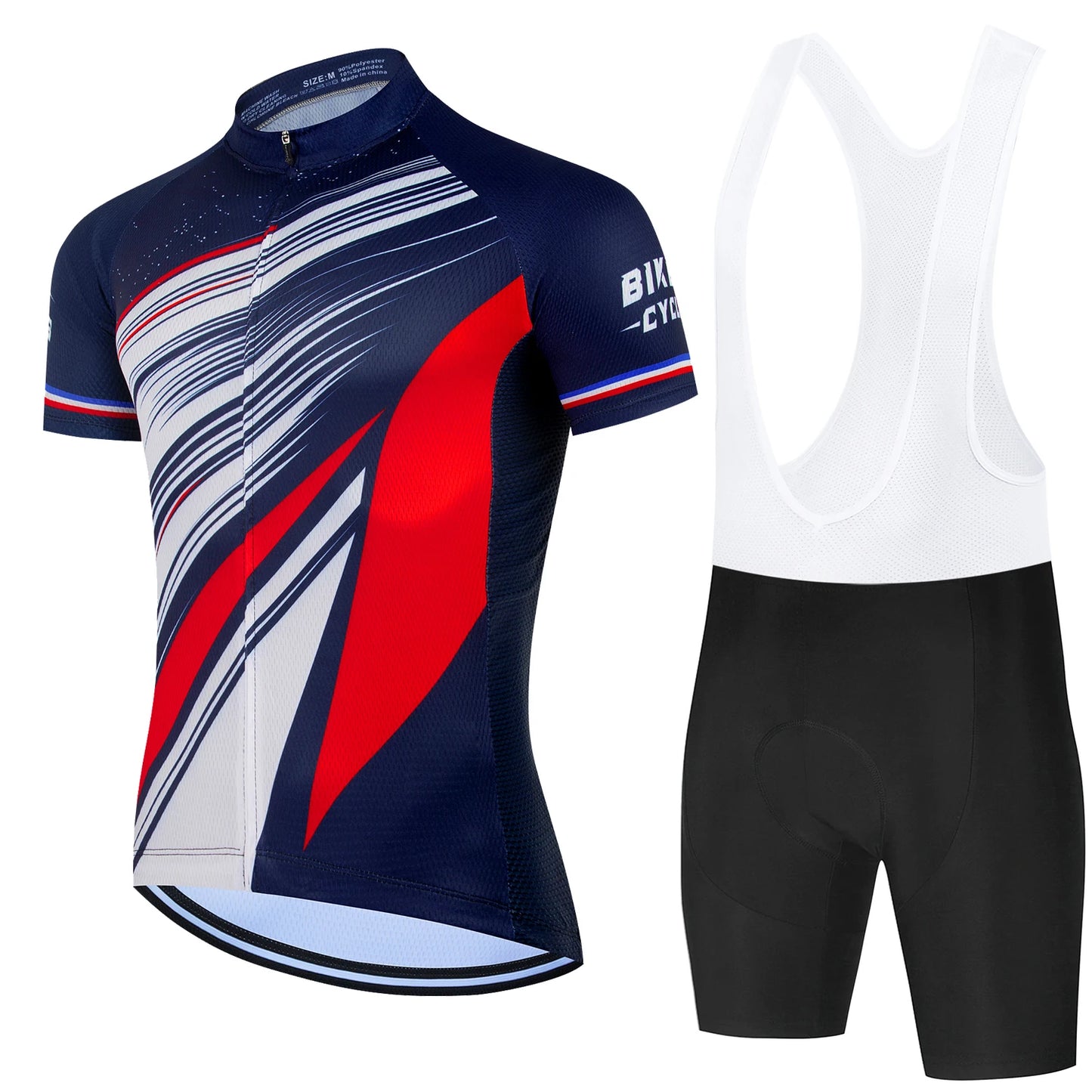 Pro Team-Inspired Cycling Jersey & Shorts Set