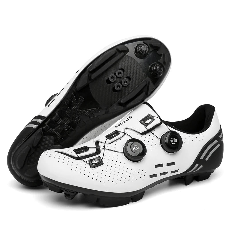 Carbon-Style MTB & Road SPD Cycling Shoes