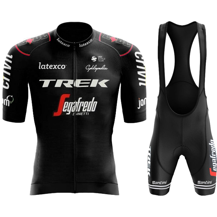 TREK Quick Dry Breathable Cycling Jersey Set