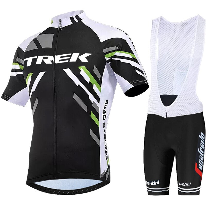 TREK Quick Dry Breathable Cycling Jersey Set