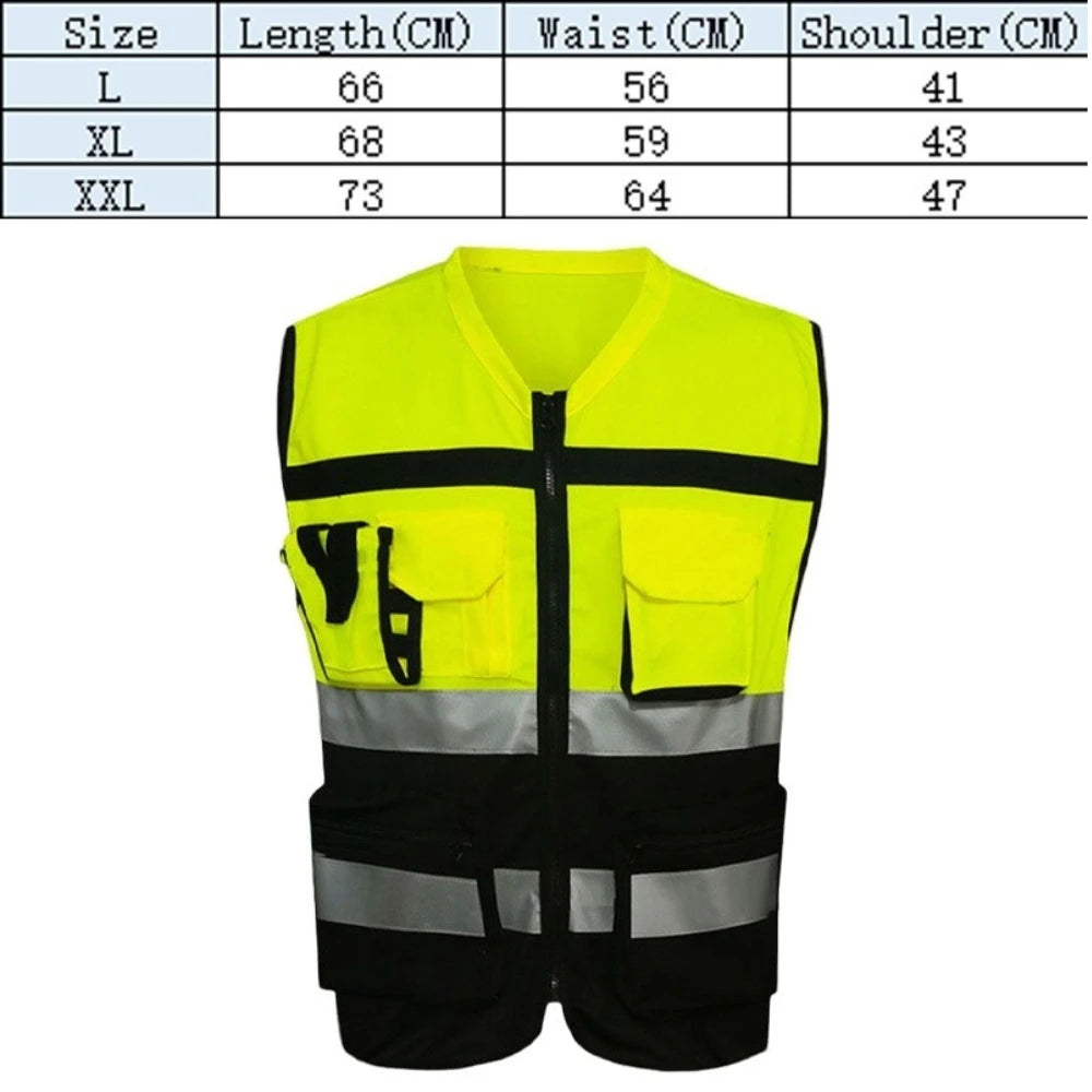 Reflective Safety Vest High Visibility Cycling Wear
