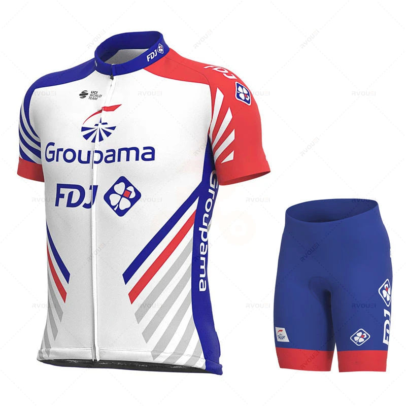 FDJ Team Short Sleeve Set