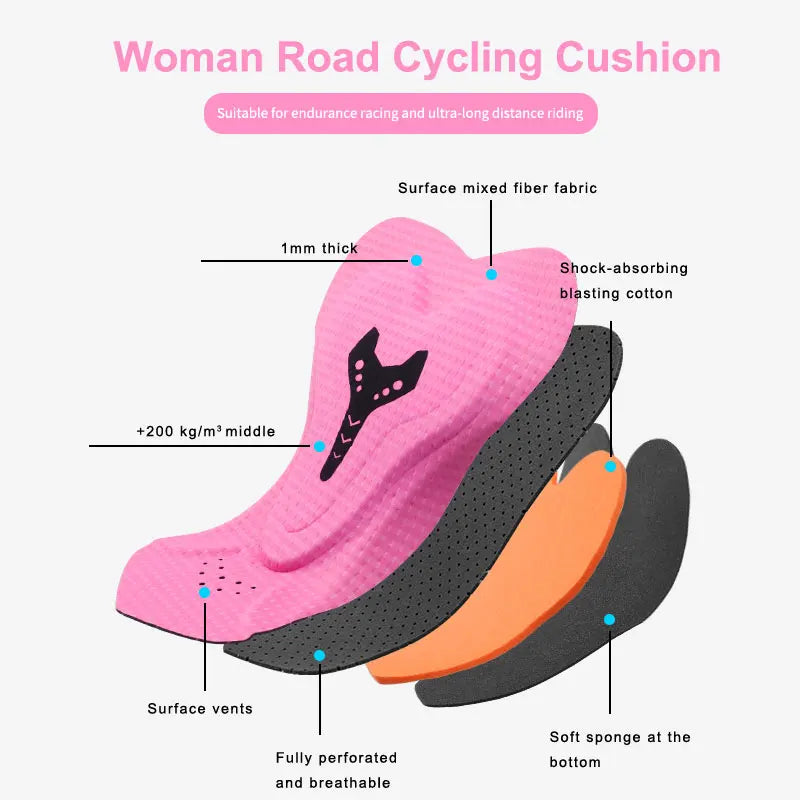 X-TIGER 6-Hour Padded Women's Cycling Bib Shorts