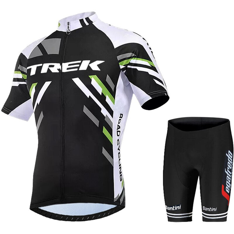 TREK Quick Dry Breathable Cycling Jersey Set