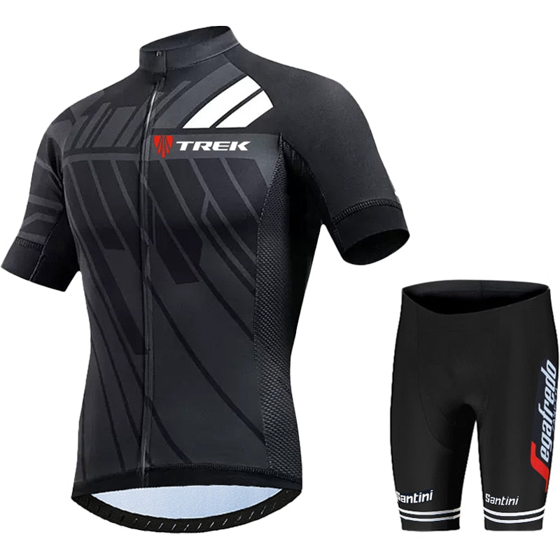 TREK Quick Dry Breathable Cycling Jersey Set
