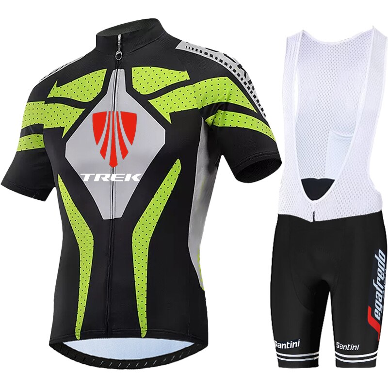 TREK Quick Dry Breathable Cycling Jersey Set