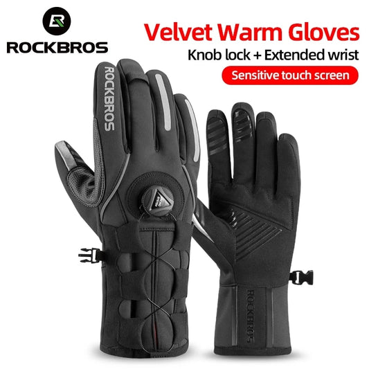 ROCKBROS Winter Fleece Gloves