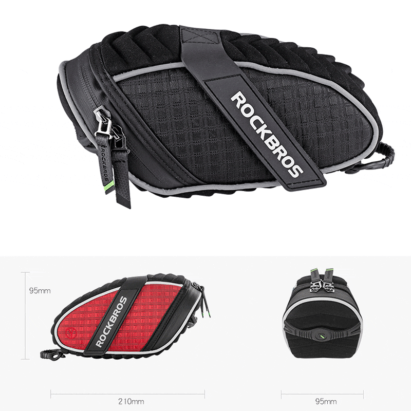 ROCKBROS Bike Bag 3D Shell Rainproof Saddle Bag