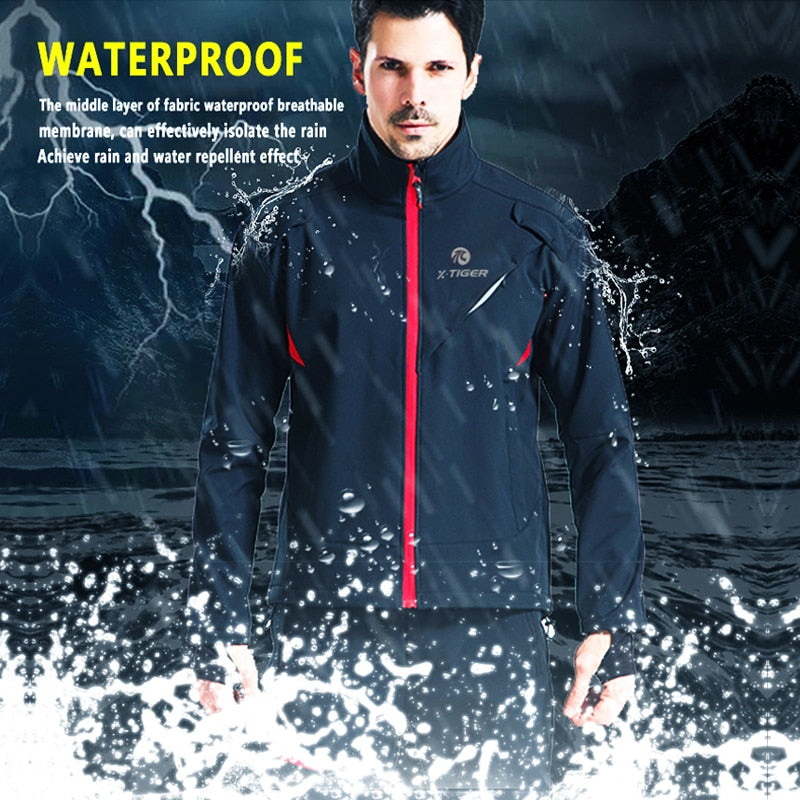X-TIGER Winter Fleece Thermal Cycling Jacket
