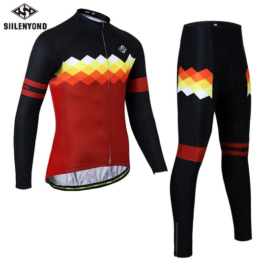Thermal Fleece Siilenyond Winter Cycling Jersey Set