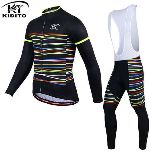 Thermal KIDITOKT Winter Cycling Clothing Set