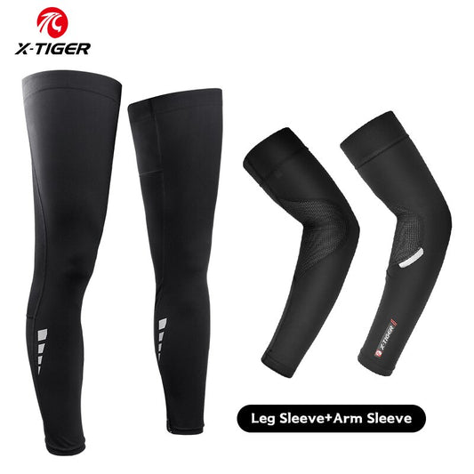 X-Tiger Cycling Leg Arm Leg Warmer Sets