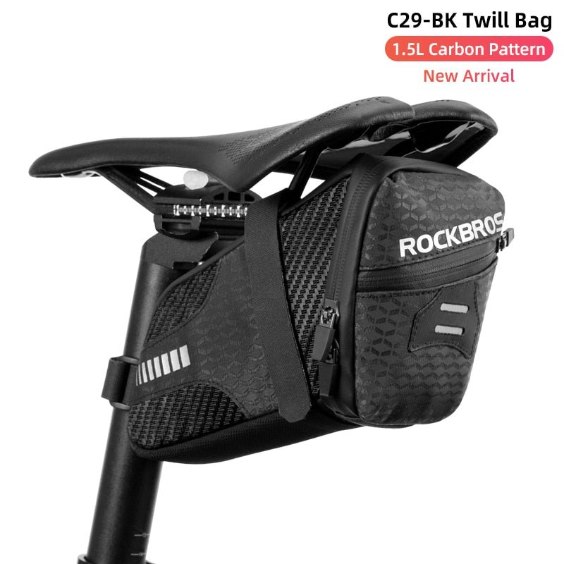 ROCKBROS Bike Bag 3D Shell Rainproof Saddle Bag