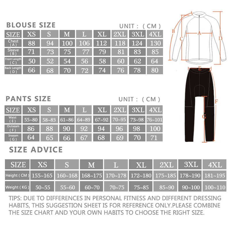 Alpha Long sleeve cycling jersey suit