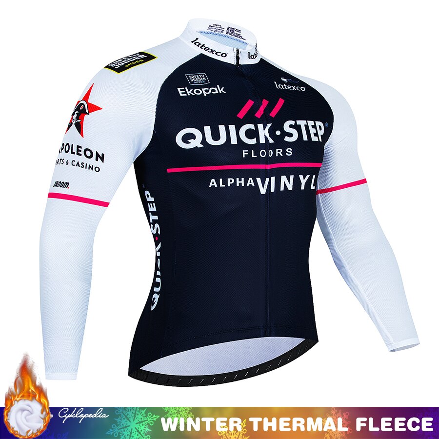 Quick Step Warm Winter Thermal Fleece Cycling Sets