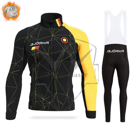 Ralvpha thermal fleece Cycling set