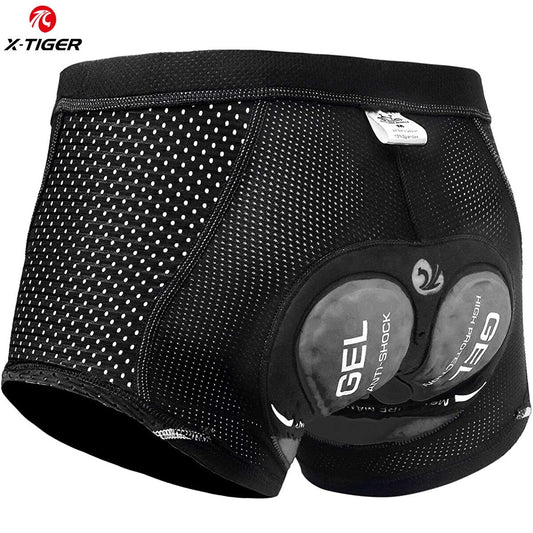 Men Cycling Shorts GEL Pad Breathable Mesh Cycling Underwear