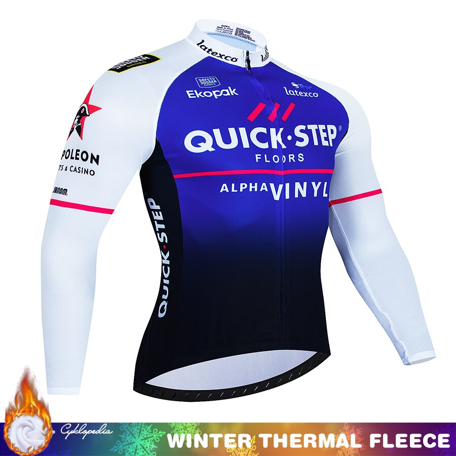 Quick Step Warm Winter Thermal Fleece Cycling Sets
