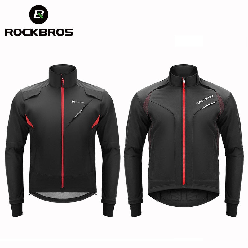 ROCKBROS Winter Reflective Waterproof Cycling Jacket