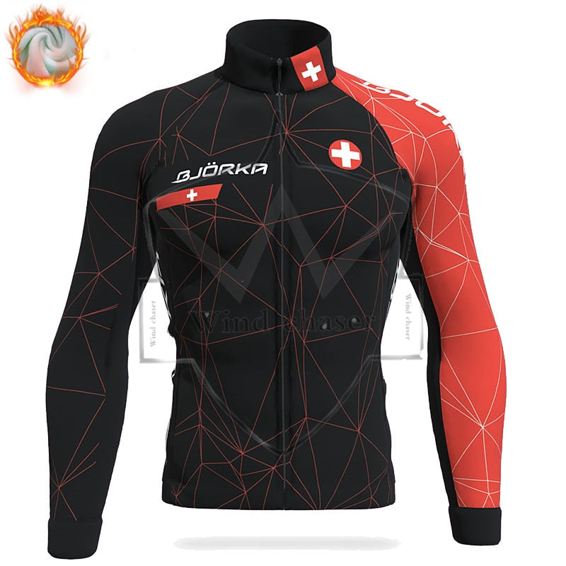 Ralvpha thermal fleece Cycling set