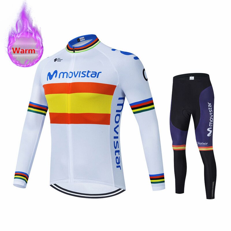 Movistar Pro Team Winter Thermal Cycling Set
