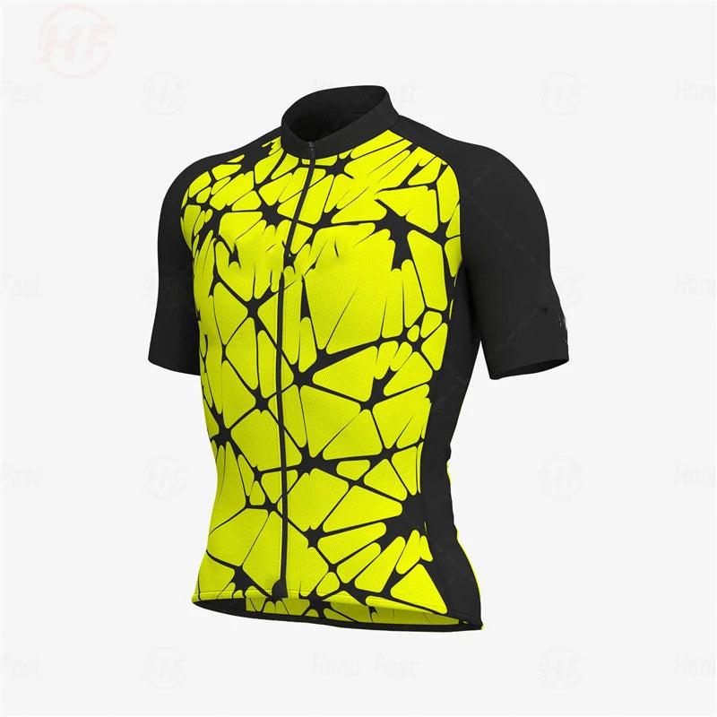 Men's Camouflage Cycling Jersey & Bib Shorts Set