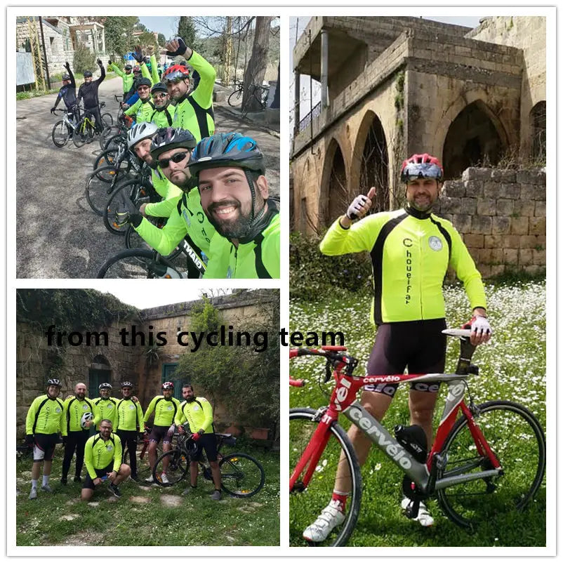 WOSAWE Cycling Reflective Long Sleeve Shirts