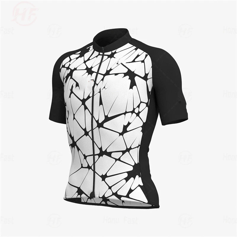 Men's Camouflage Cycling Jersey & Bib Shorts Set