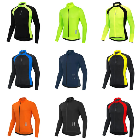 WOSAWE Cycling Reflective Long Sleeve Shirts