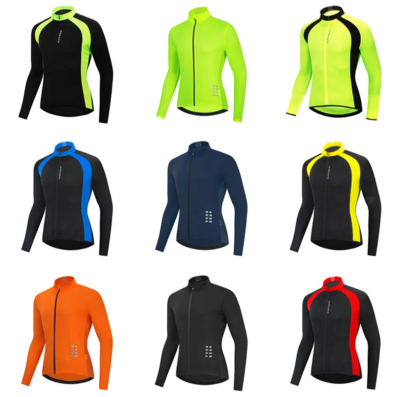 WOSAWE Cycling Reflective Long Sleeve Shirts