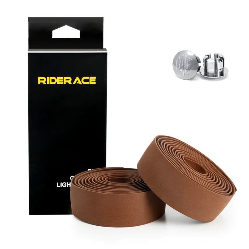 RIDERACE Bicycle Handlebar Tape Anti-slip EVA Breathable Cycling Damping Anti-Vibration Straps