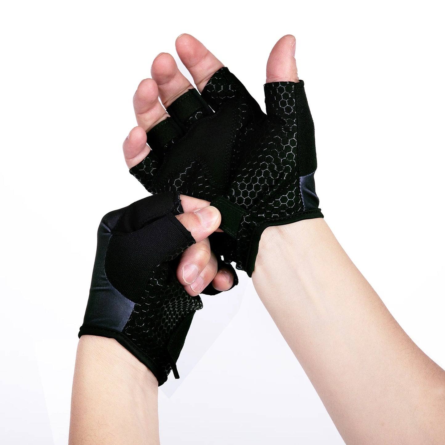 Anti Slip Shock Breathable Half Finger Gloves
