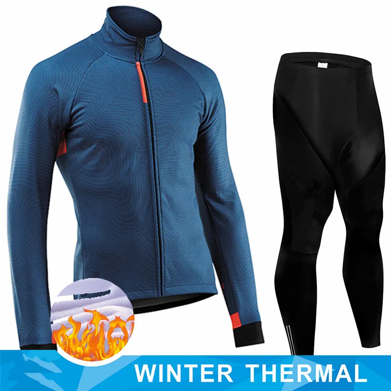 Thermal Fleece Cycling Long Sleeve Set