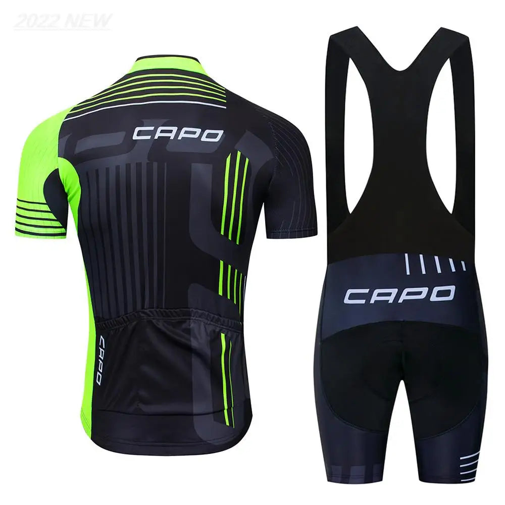 CAPO Team-Inspired Men's Summer Cycling Kit