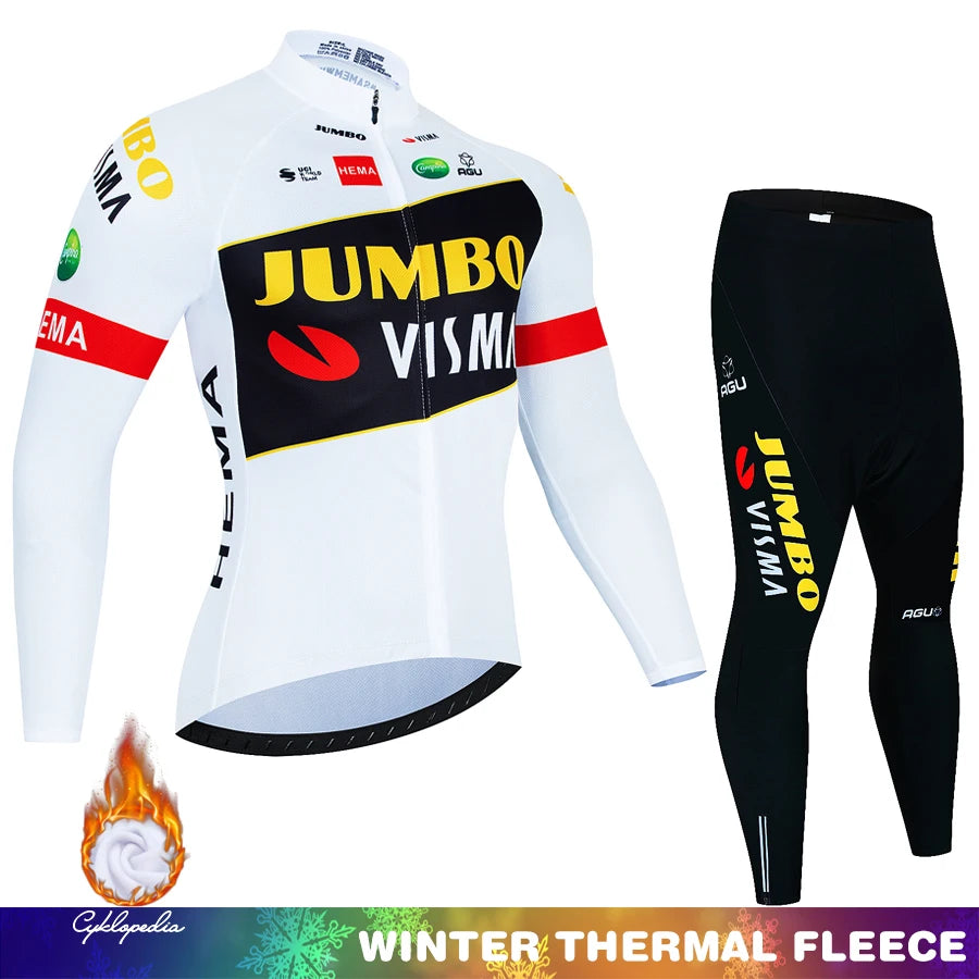 Jumbo Visma Fleece Thermal Set