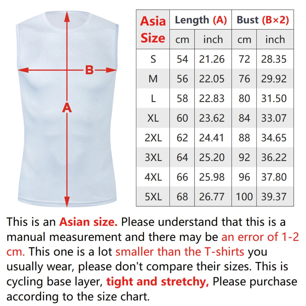Reflective Quick-Dry Men's Cycling Base Layer