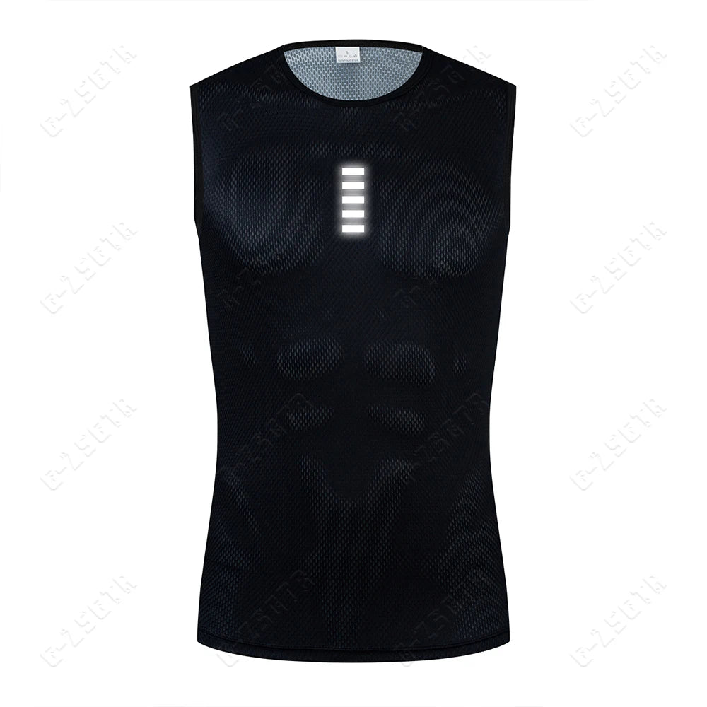 Reflective Quick-Dry Men's Cycling Base Layer