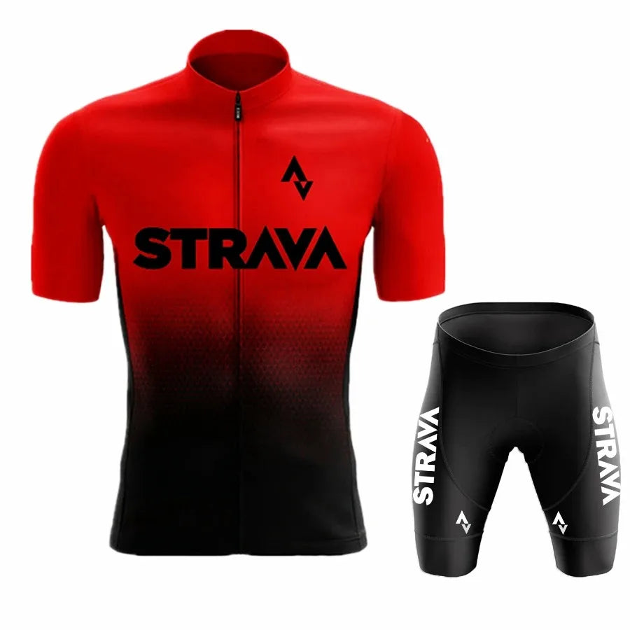 Men's Reflective Short-Sleeve Cycling Jersey