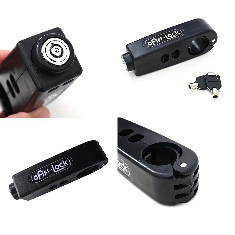 Adjustable Motorcycle Handlebar Anti-Theft Lock