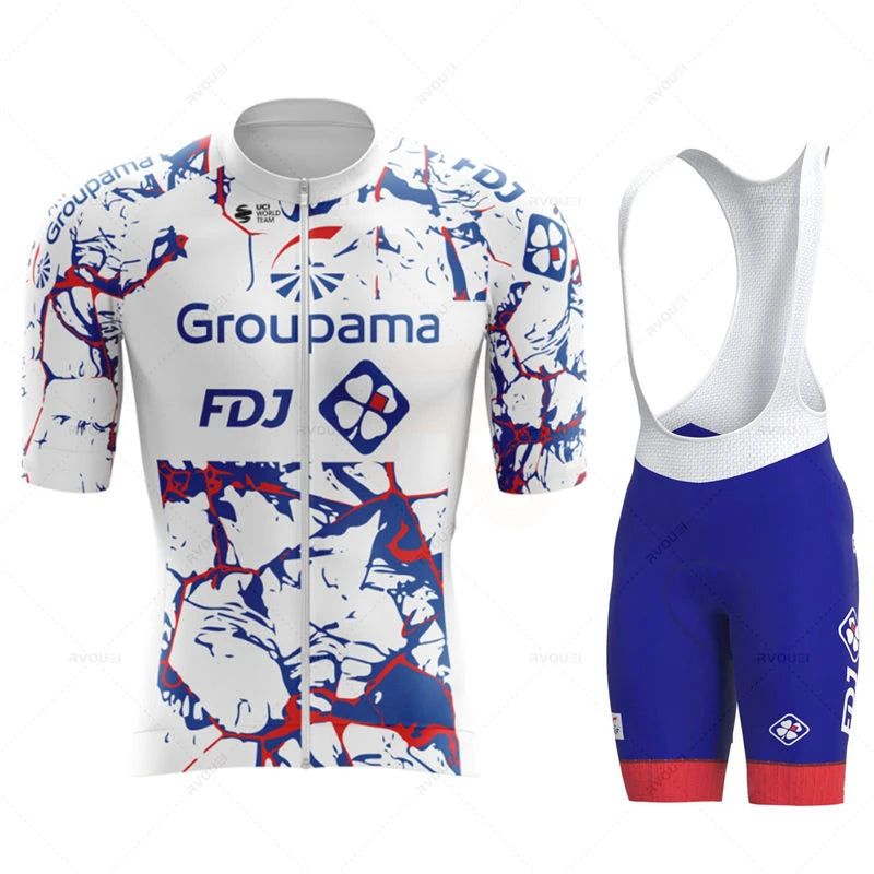FDJ Team Short Sleeve Set