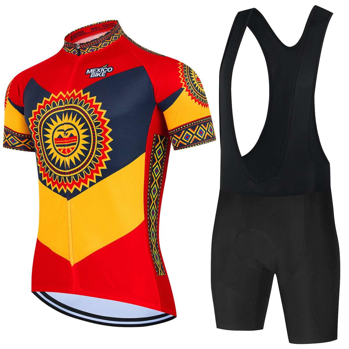 Pro Team-Inspired Cycling Jersey & Shorts Set