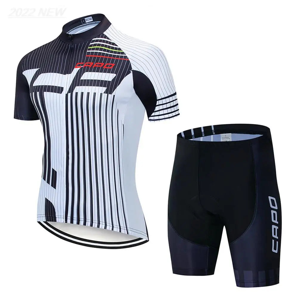 CAPO Team-Inspired Men's Summer Cycling Kit
