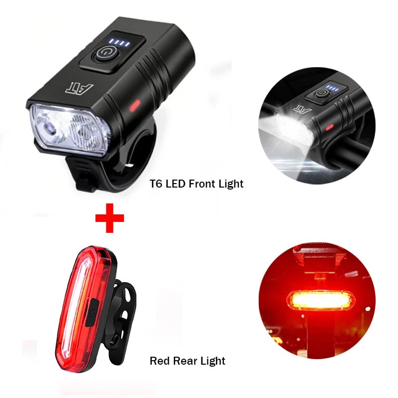 USB-C Rechargeable LED Bicycle Headlight