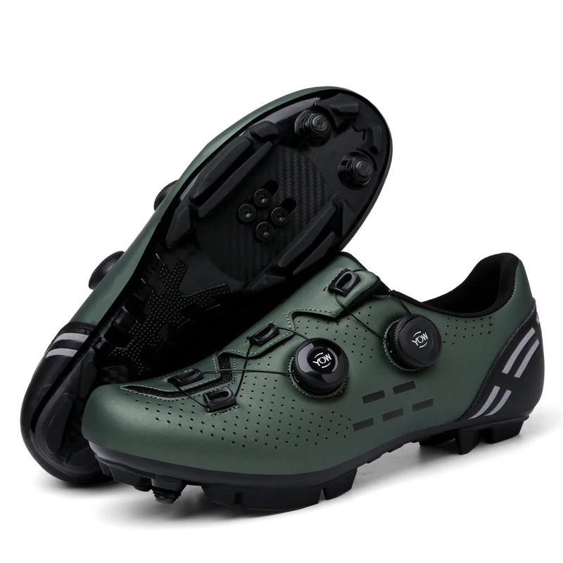 Carbon-Style MTB & Road SPD Cycling Shoes