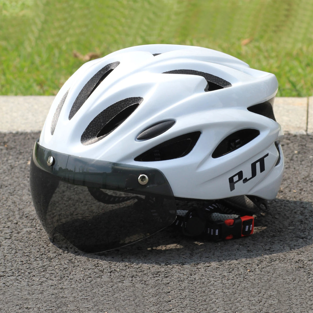 PJT Cycling Helmet with Magnetic Goggles