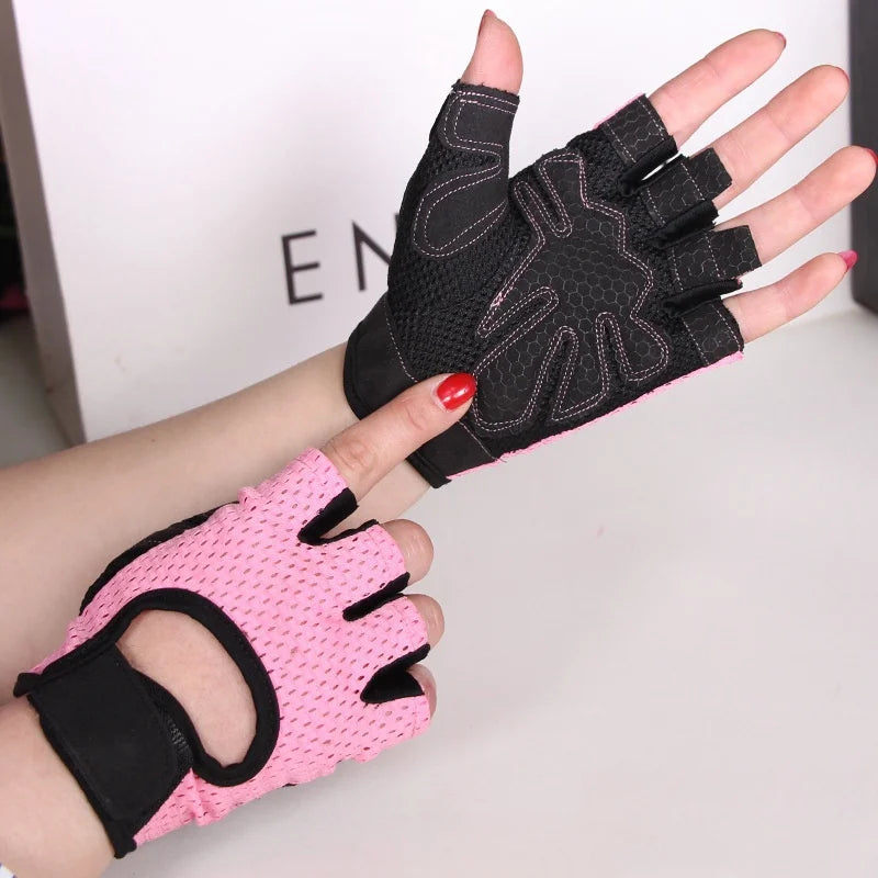 Breathable Anti-Slip Fingerless Cycling Gloves