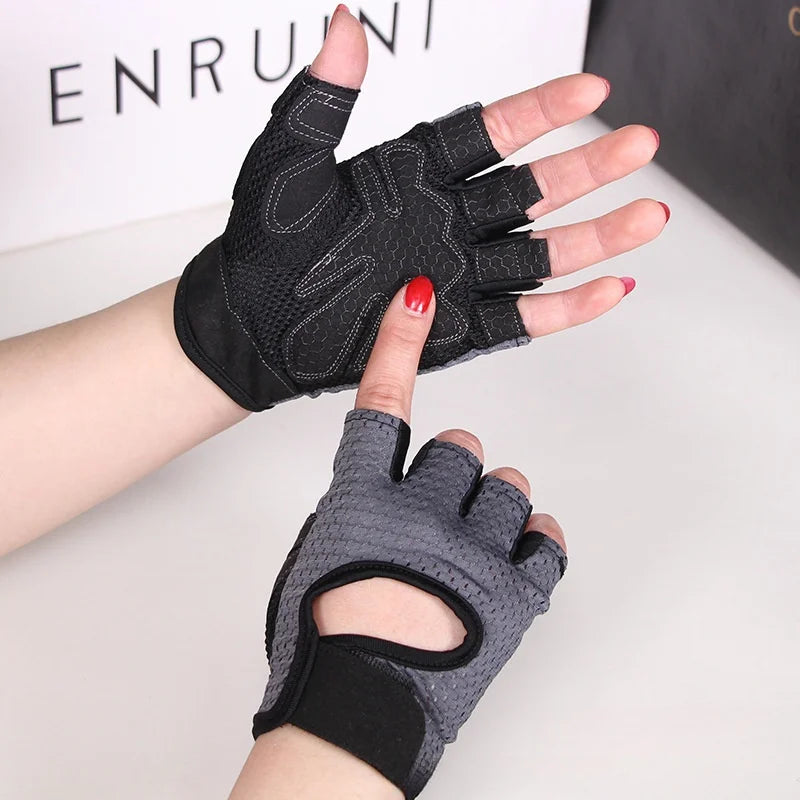 Breathable Anti-Slip Fingerless Cycling Gloves