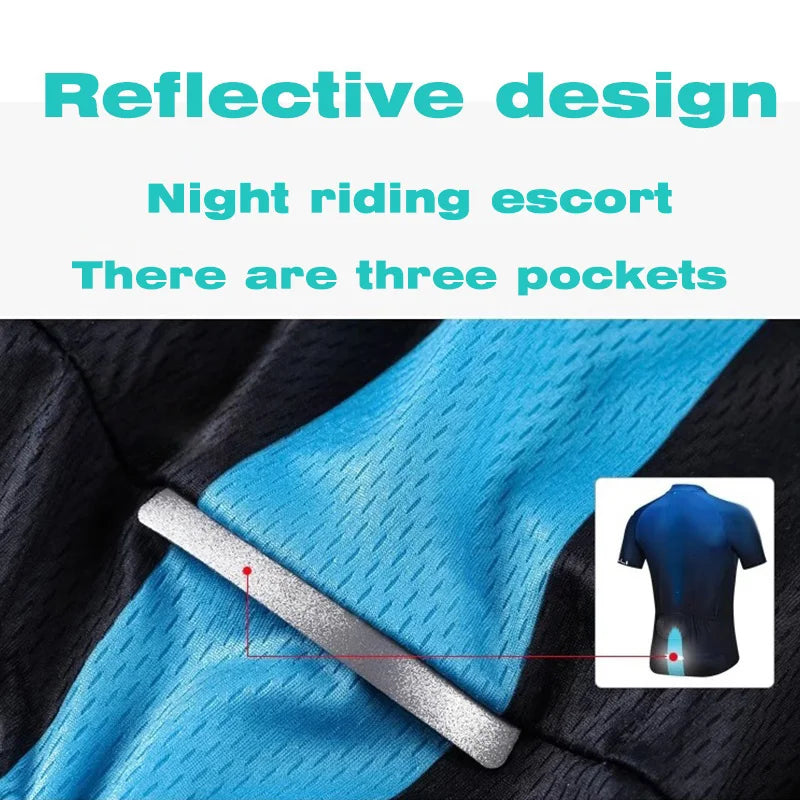 Giant Team-Inspired Short-Sleeve Road Cycling Jersey