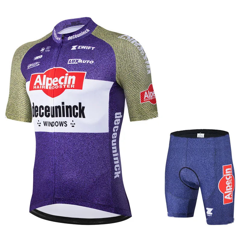 Alpecin Team-Inspired Men's Performance Cycling Kit