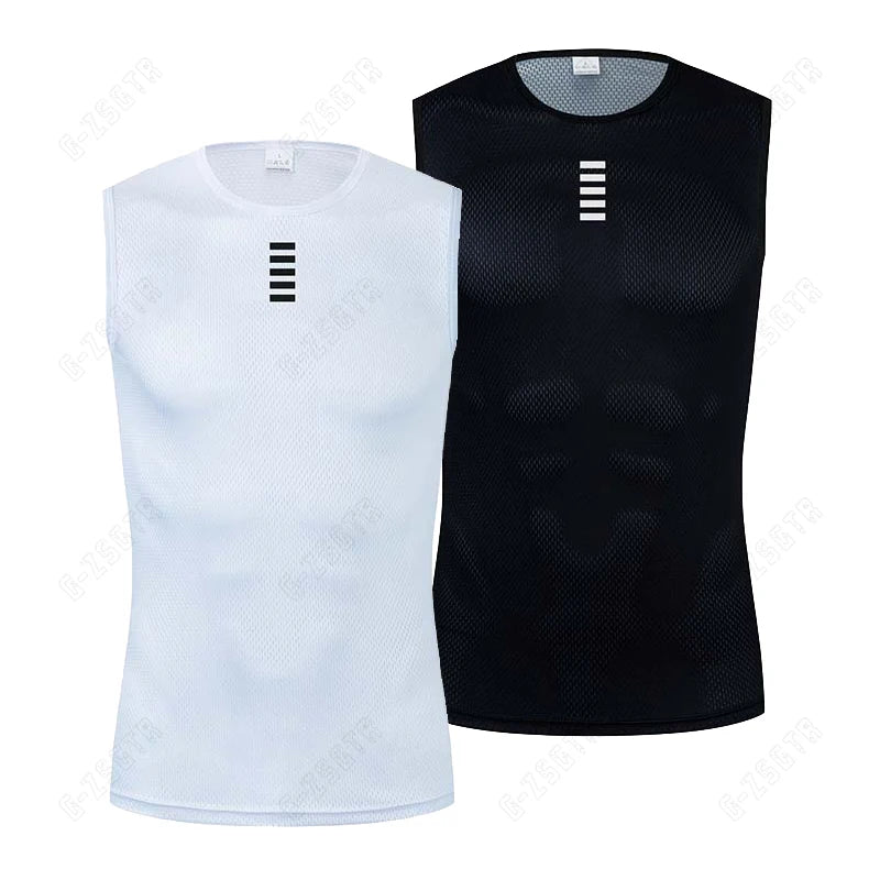 Reflective Quick-Dry Men's Cycling Base Layer